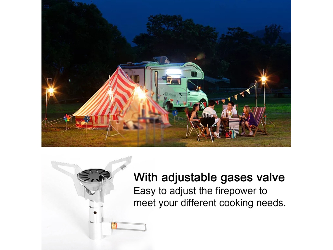 Fogão de Camping Mínimo a Gás para Outdoor