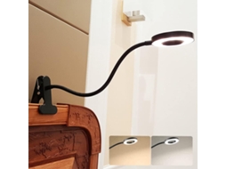 Luminária De Leitura Led, 6w, Usb, Clipe, Para Estudo, Cabeceira, Trabalho, Artesanato Ou Viagens