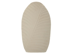 Vaso decorativo Mf809, metal, bege, 26 x 11 x 41 cm, Epikasa