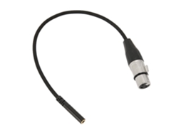 Cabo De 3,5 Mm Fêmea Para Xlr Fêmea, 30 Cm