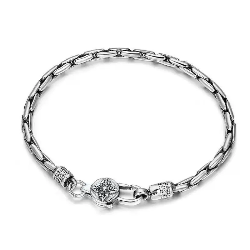 Pulseira Auspiciosa Vajra com Mantra Budista Tibetano de Seis Sílabas MDUG (18 Cm)