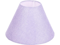 Soquete Pequeno para Lâmpada de Mesa E14e27 em Linho, Tecido Retrô Roxo e Azul, Acessório de Iluminação. SFUSHOS