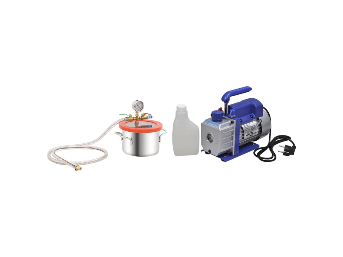 Vacuum Chamber With Pump, Vacuum Chambers With Pumps Vidaxl