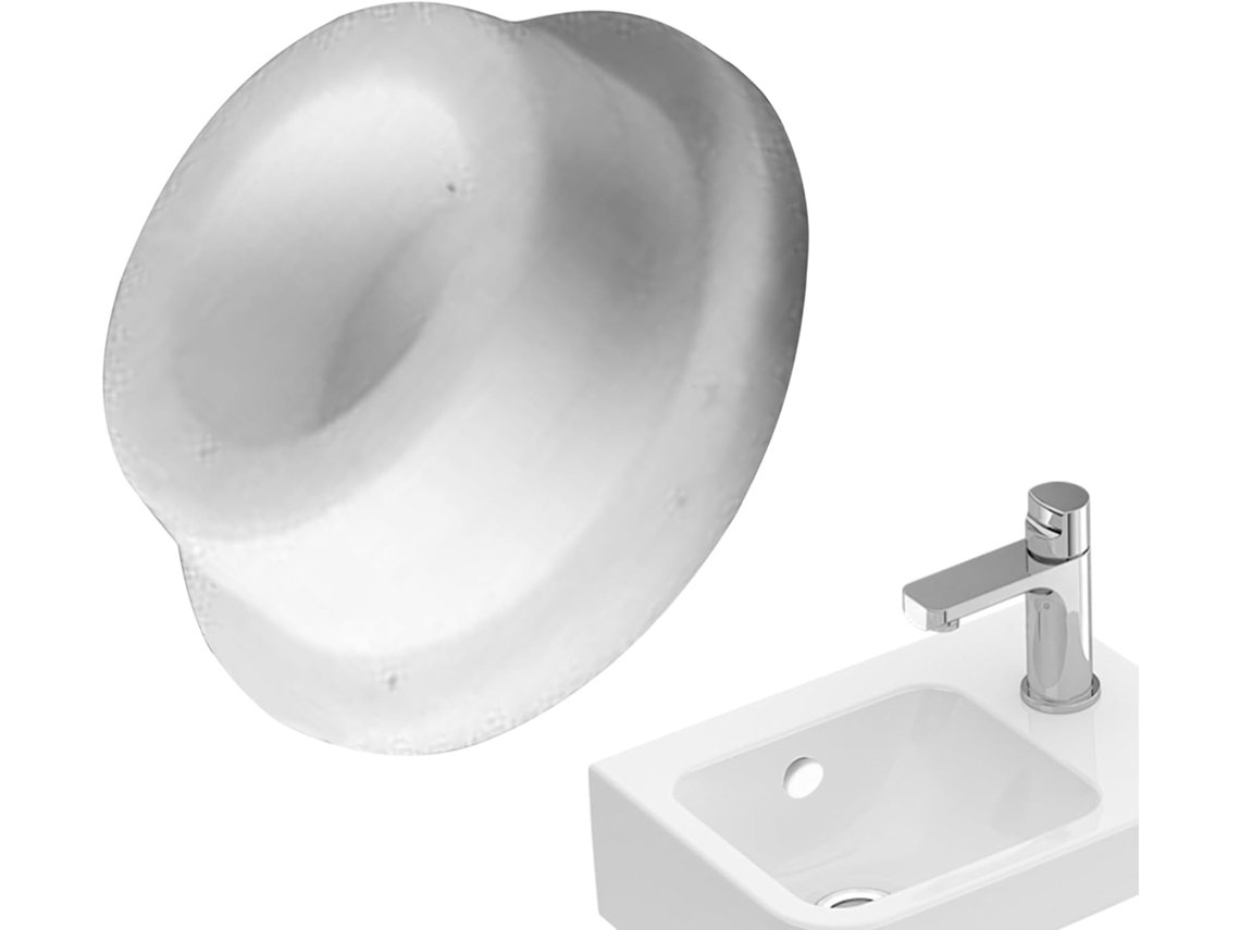 Tampa De Silicone Redonda Reutilizável Para Ladrão De Lavatório |