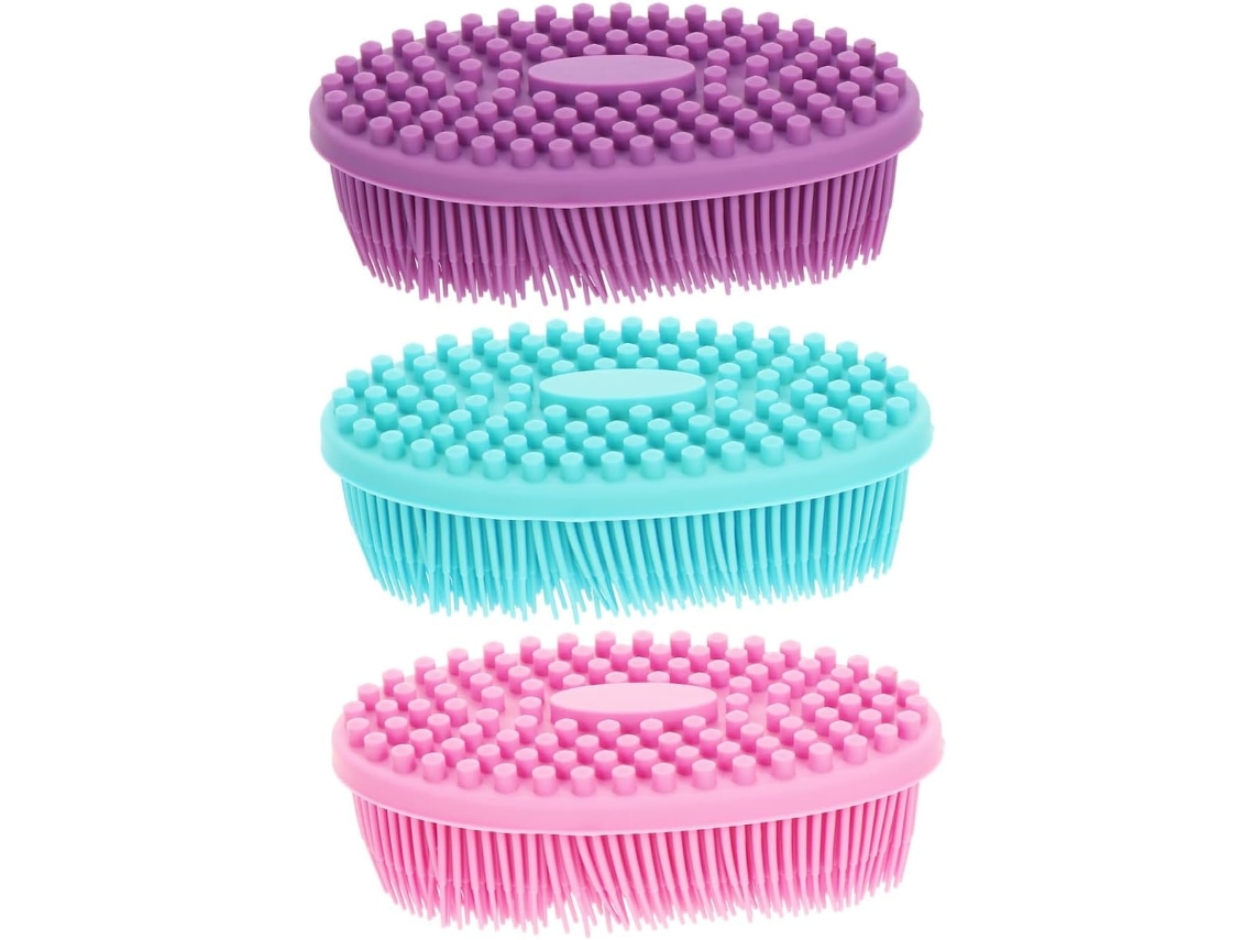 Lurelia Escova De Banho Para Bebé, Silicone Macio E Massagem Suave, Uso Diário