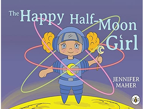 Livro The Happy HalfMoon Girl de Jennifer Maher (Inglês)