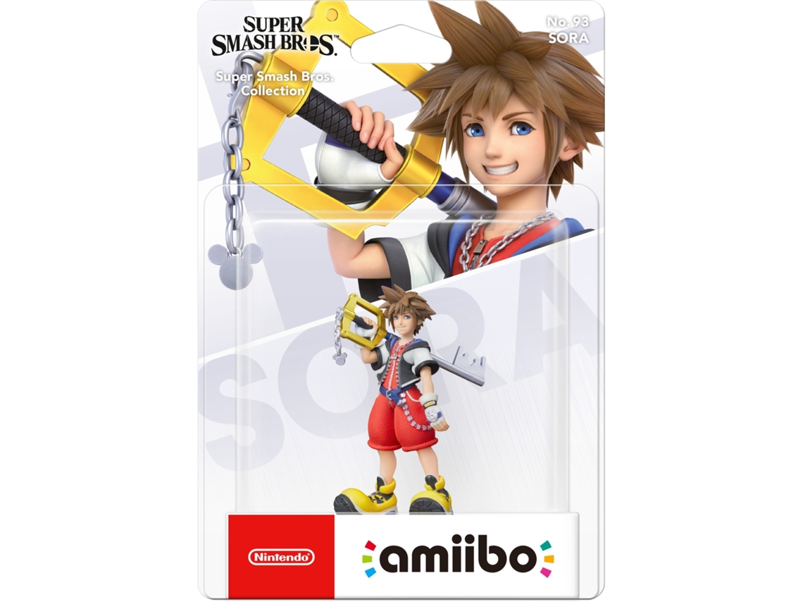 Figura Amiibo Sora Nintendo Switch (Coleção Super Smash Bros)