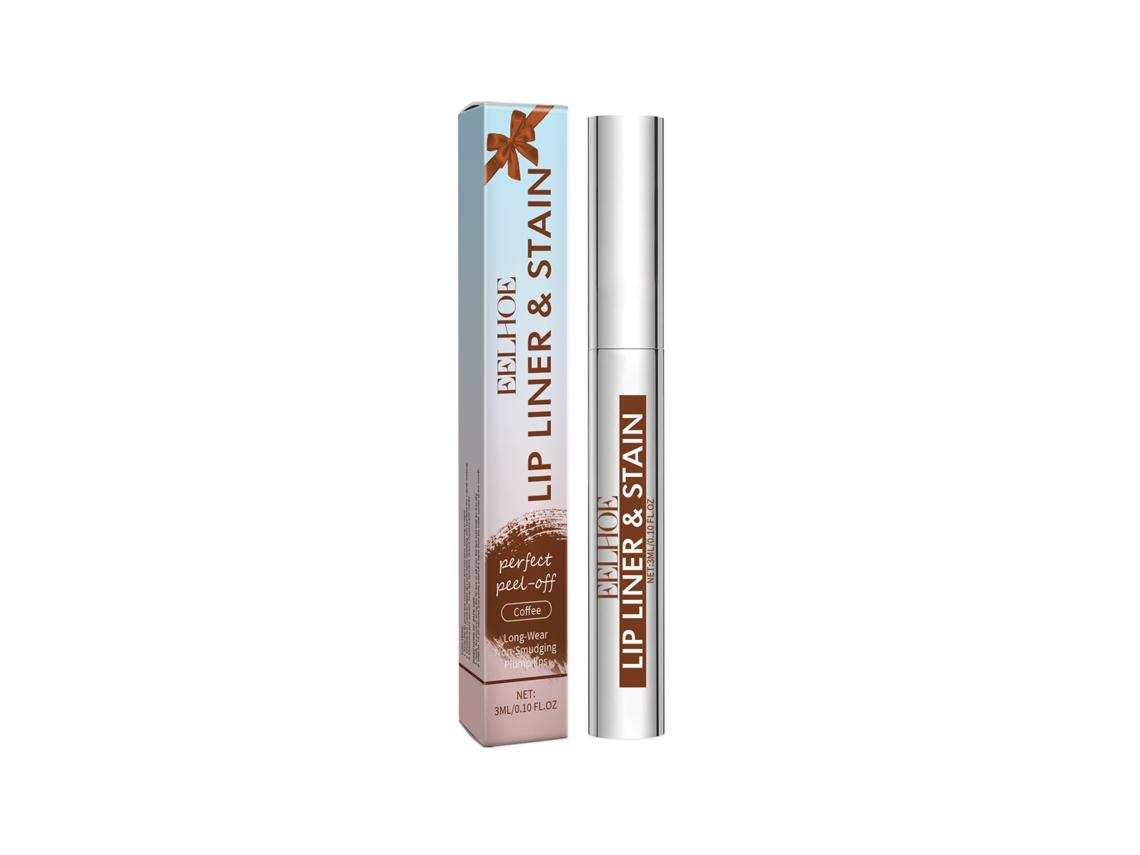 Batom Gloss Nude com Efeito Marrom, Fácil de Remover para Retoques Rápidos LAXISCREED