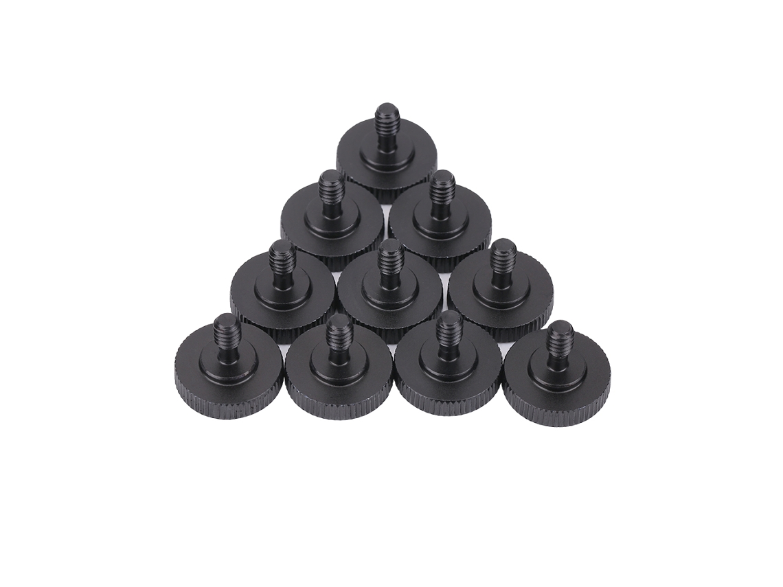 10pcs 1/4in Male To Female Conversion Adapter Screw For Dual L Shaped Camera Flash Bracket LAXISCREED