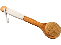 Escova De Banho Com Cerdas Longas E Cabo Alongado, Escova Esfoliante Para Massagem Corporal Que Remove Células Mortas Da