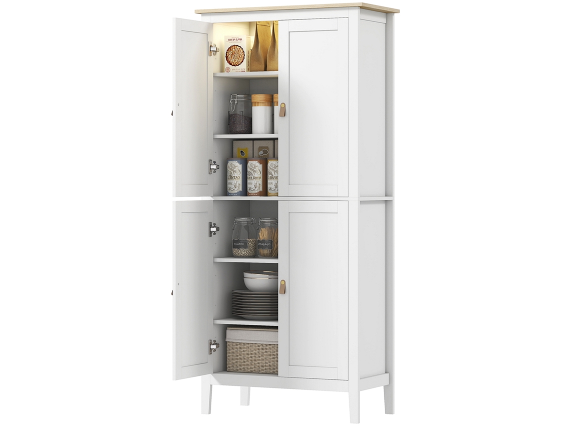 Despensa alta cozinha com luz led (sensor movimento, 3 cores ajustáveis, branco) S/MARCA