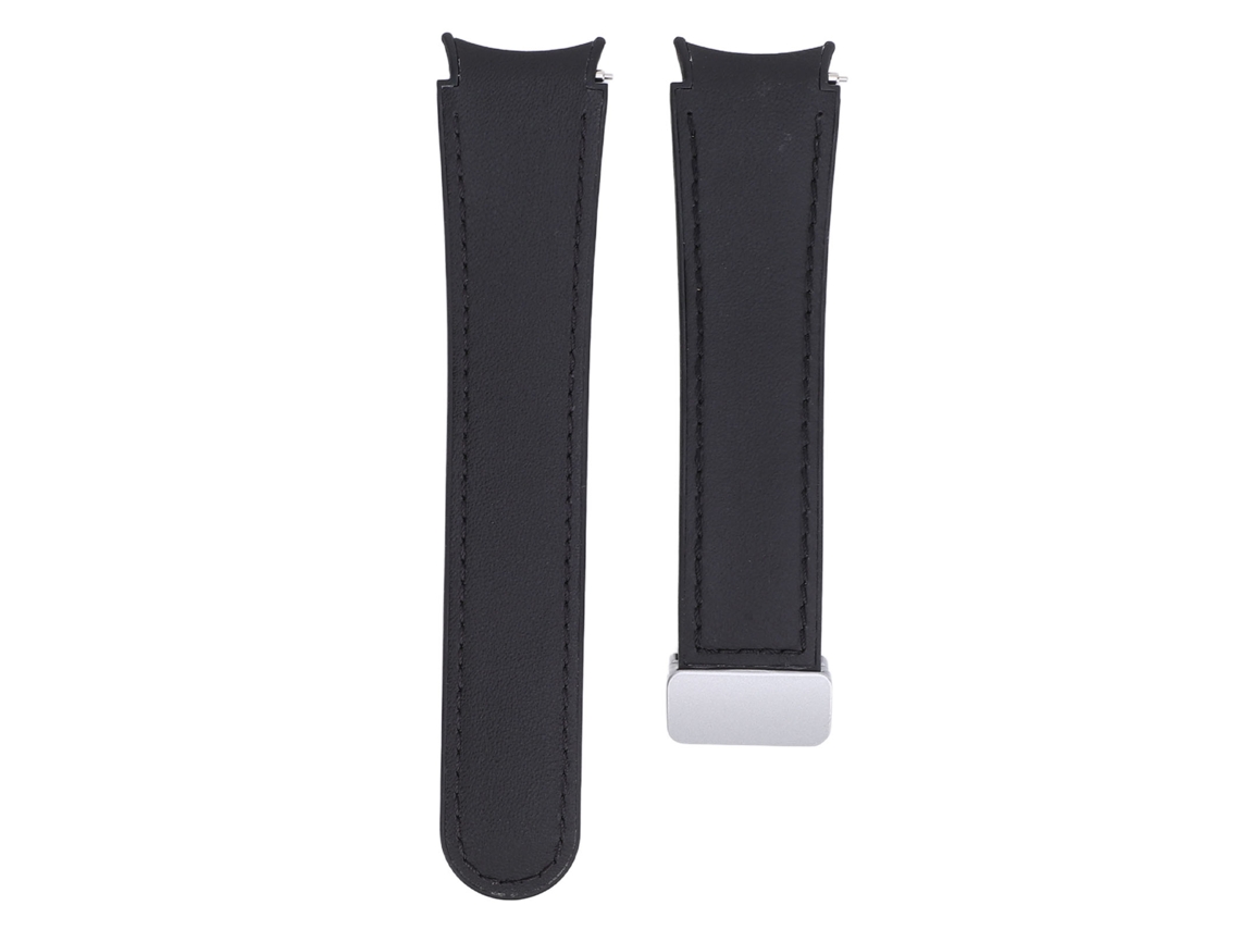 Correa De Liberación Rápida Para Watch 4 5 6, Hebilla Plegable Adsorbible, Banda De Silicona Flexible, Reemplazo Negro
