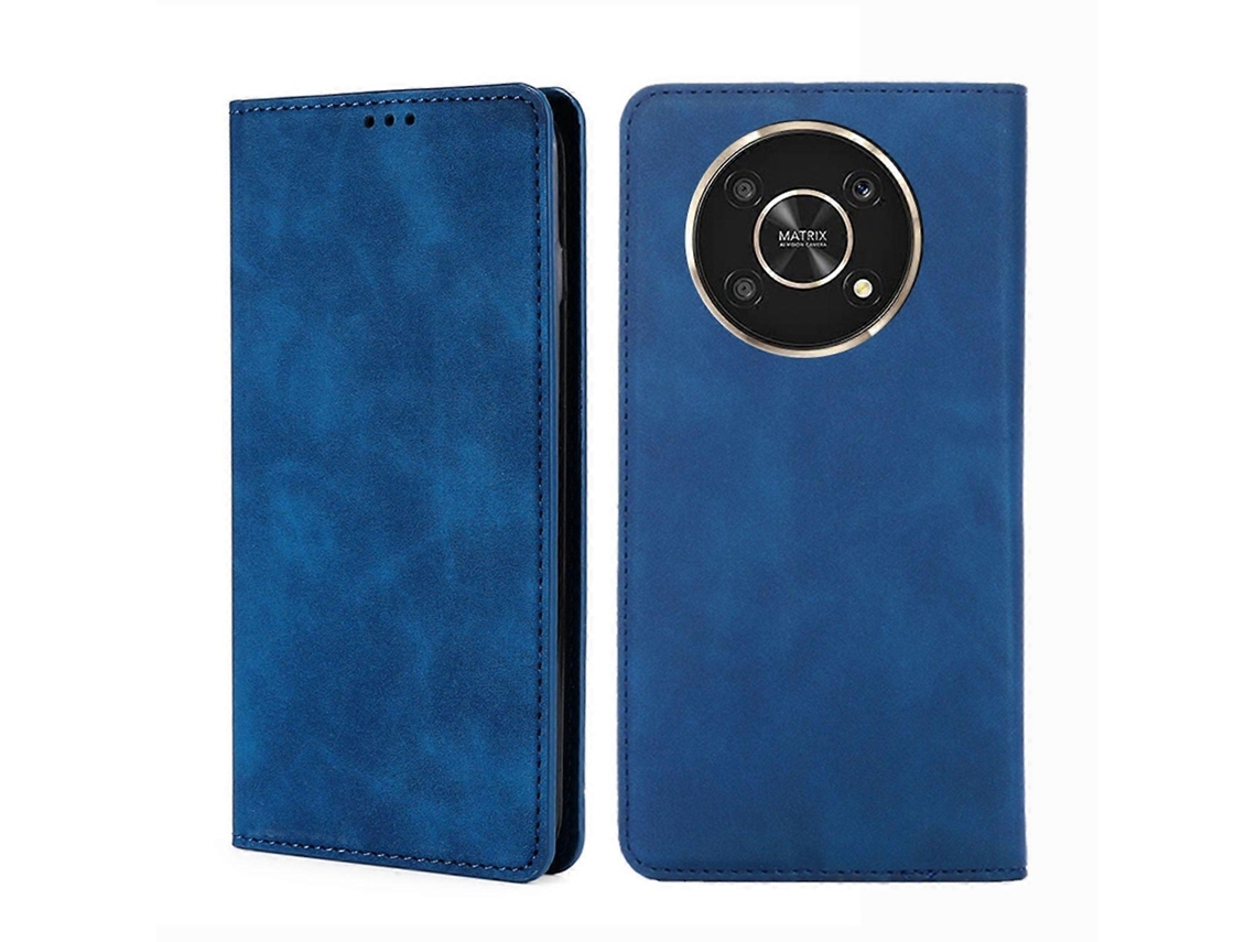 Capa De Celular For Honor X30 Com Aba Horizontal Magnética Em Couro Sintético E Toque Aveludado.