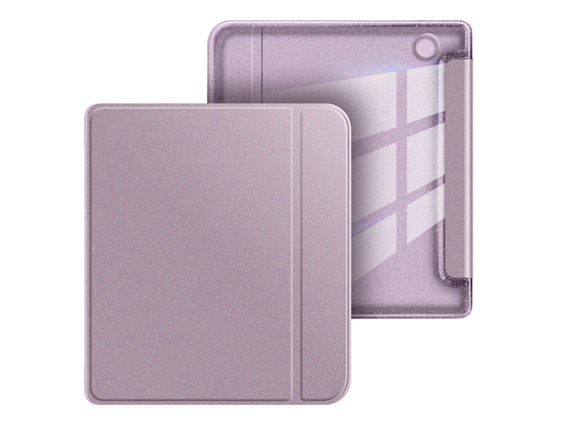 Capa para Kobo Libra 2 7 Polegadas SIURN em acrílico com glitter roxo