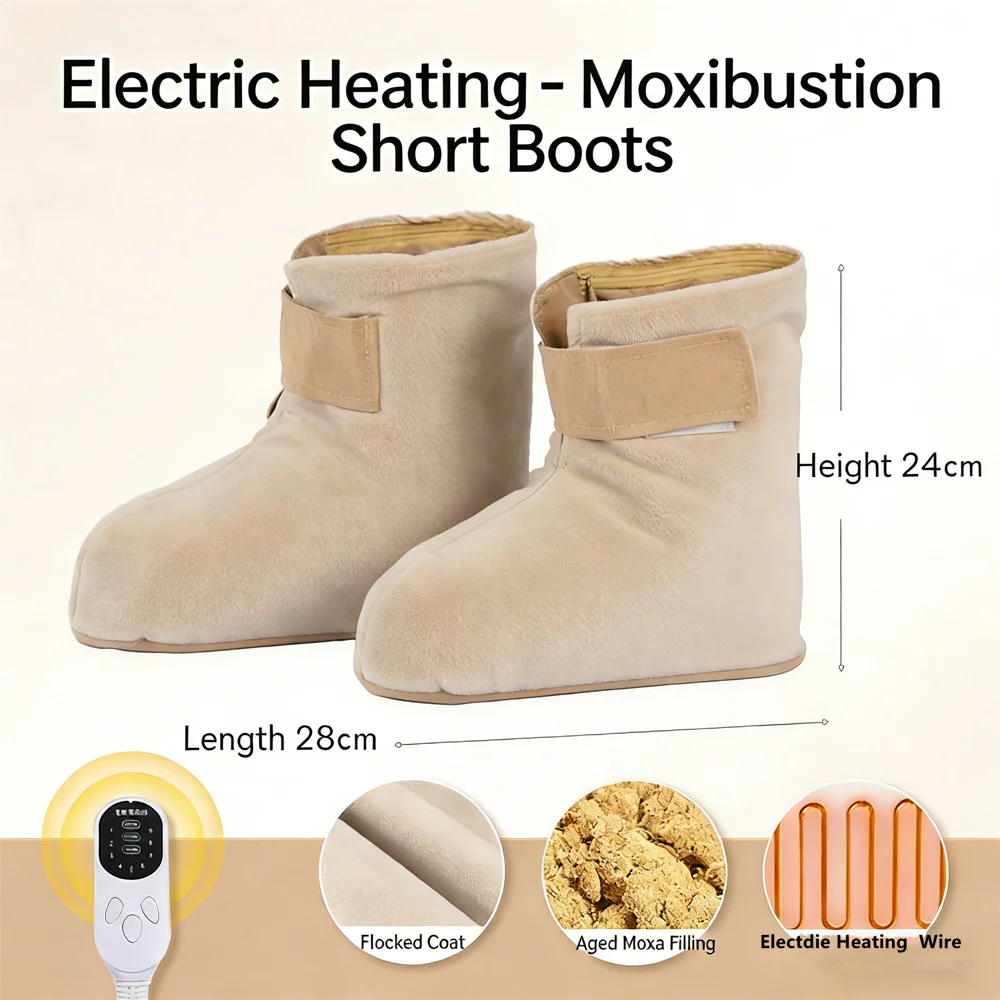 (par) Botas Elétricas Aquecidas Para Uso Doméstico E Moxabustão