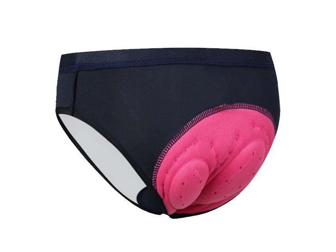 Calcinha Ciclismo Feminina com Espuma Anti atrito, Material Elástico e Absorção de Umidade, Ideal para Mountain Bike e Rodovia Dark Blue High Waist