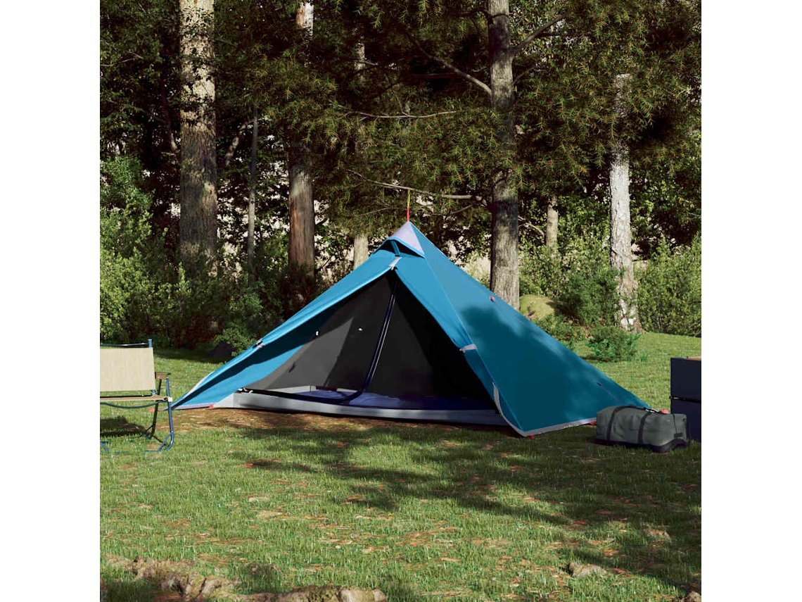 Vidaxl Tenda Suspensa Tipi Para 1 Pessoa Impermeável Azul