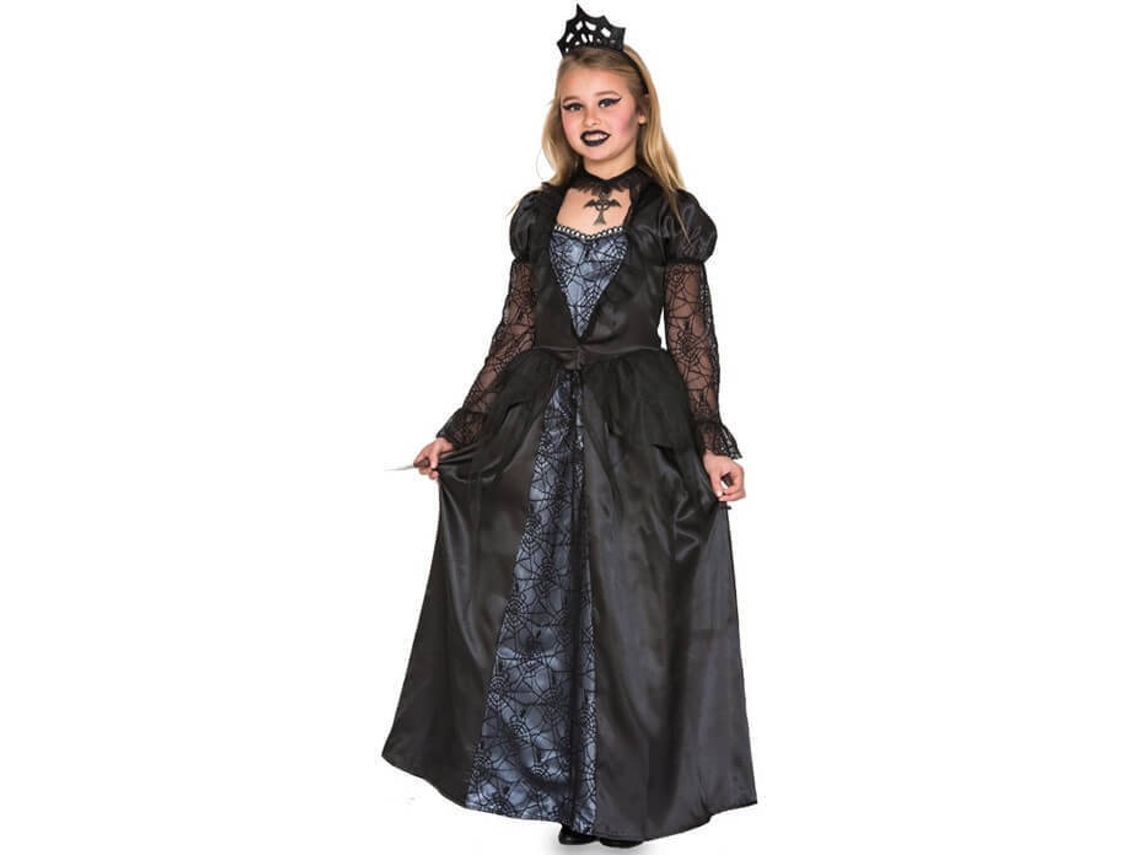 Fato de Menina DISFRAZZES Rainha Malvada Gótica (Tam: 5 a 6 Anos)
