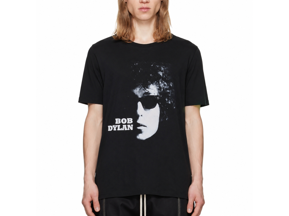 Bob Dylan Face T-shirt Unisex Adults Size:s