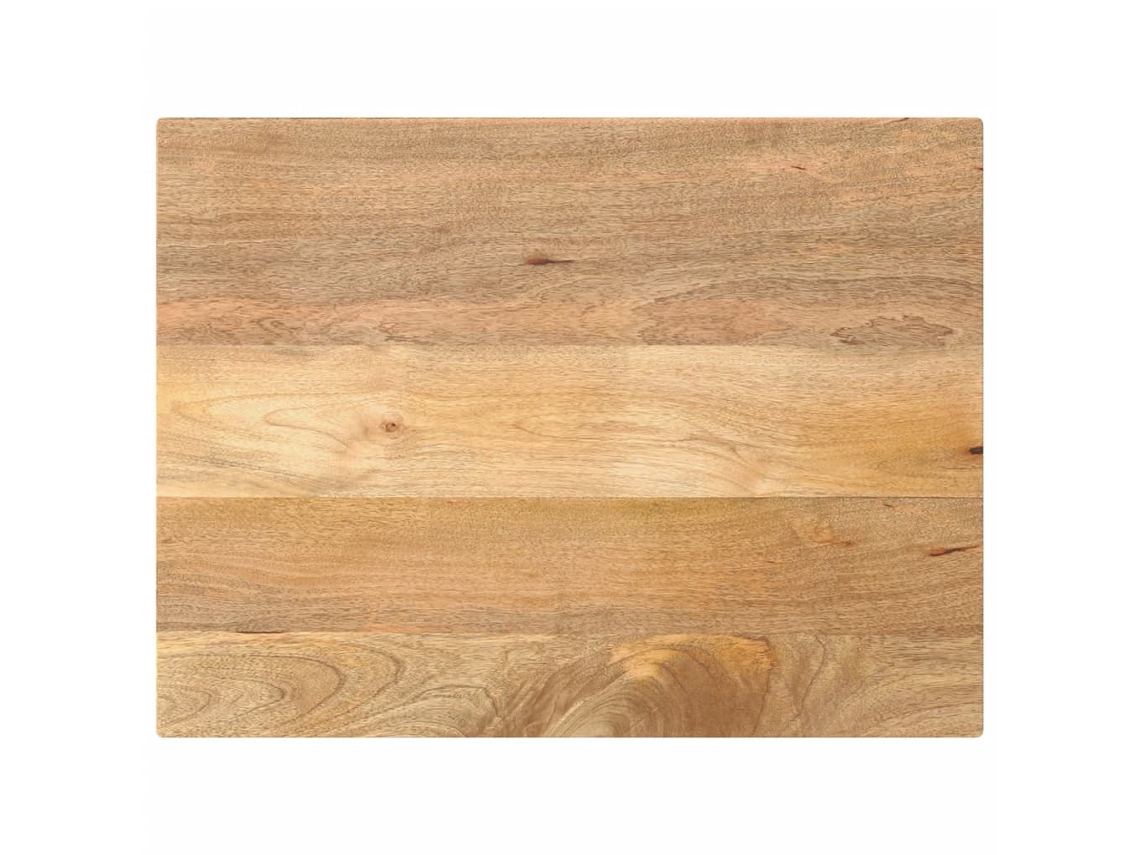 Vidaxl Tampo De Mesa Retangular 90x60x3,8 Cm Mangueira Maciça