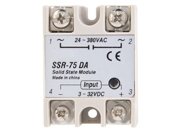 Relé de Estado Sólido Ssr 75da 75A Dc 3-32Vdc YURU