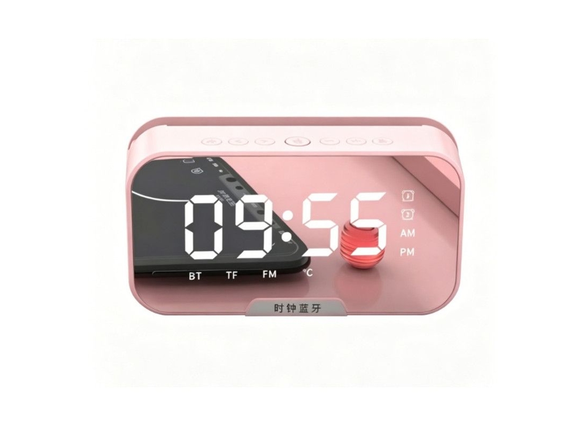 Relógio Digital Eletrónico De Mesa Led Com Função Soneca, Alarme, Hora E Temperatura