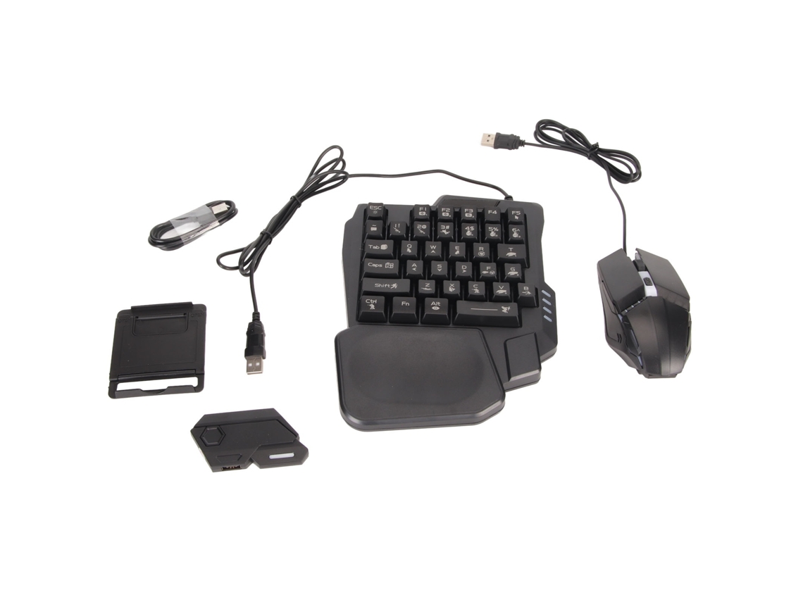 Lurelia Conjunto Teclado E Rato Sem Fios, Rgb, Gaming, Compacto, Android, Ios