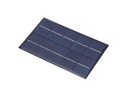 Painel Solar Carregador 2w 5v Eficiente Impermeável Uv Para Ventilador Led Luz Telefone Móvel