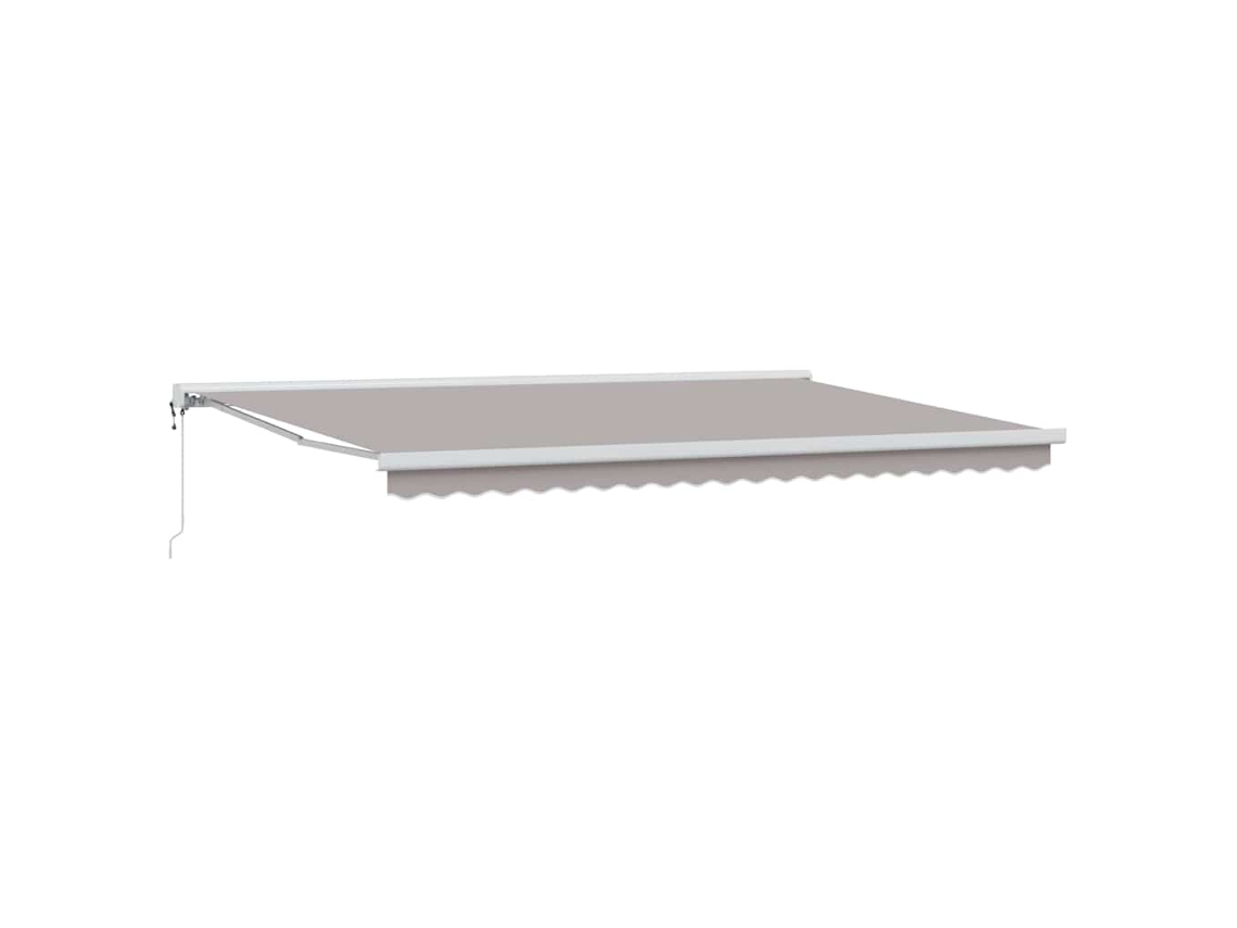 Toldo Retrátil Cinzento claro 500x300x165cm tecido e metal MAISON EXCLUSIVE