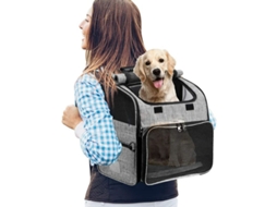 Mochila para Cães e Gatos, Respirável, Dobrável, Portátil AQUAFORGE