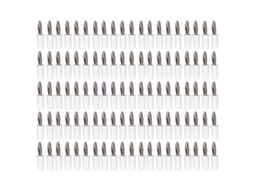 100pcs Socket Banana 4mm, Abs, Latão Galvanizado, Níquel | S/MARCA