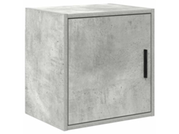 Vidaxl Armário De Parede Garagem Concreto Cinza Madeira Engenheirada