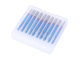 Conjunto De 2 Oitos Helicais De Corte Com Revestimento Azul Da Laxiscreed Para Fresadoras Cnc