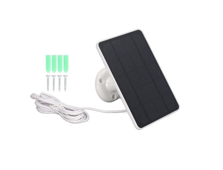 Carregador solar Duokon para câmera externa 10W Painel solar Micro USB Carregador de bateria Painel solar de carregamento de câmera DUOKON