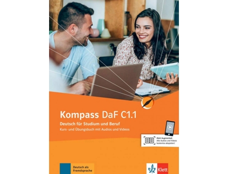 Livro Kompass C1.1 Alumno Y Ejercicios de Ilse Sander (Alemão)