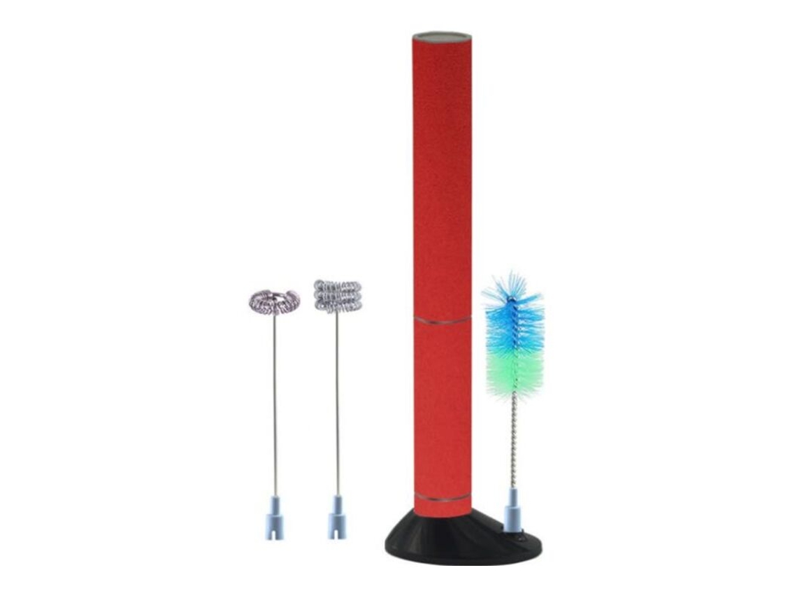 Espumador Elétrico de Leite, Vermelho AQUAFORGE