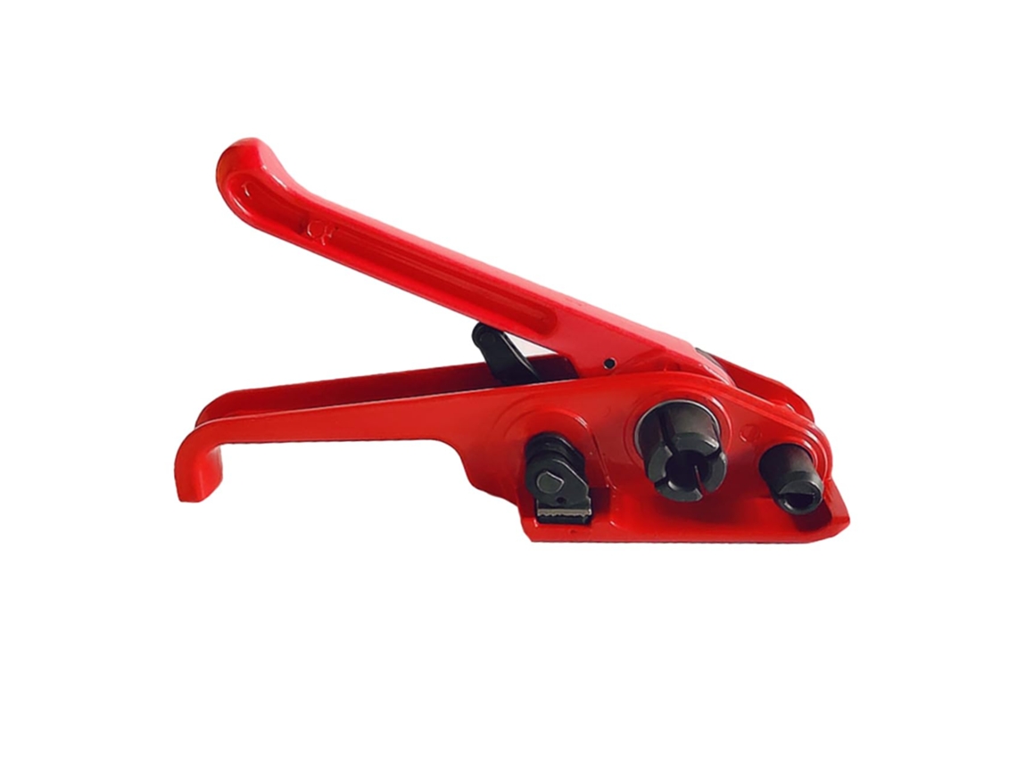 Máquina de Cintar Manual de Plástico Vermelho para Casa, Escritório e Escola Ferramenta para Tensionar Cintas SFUSHOS