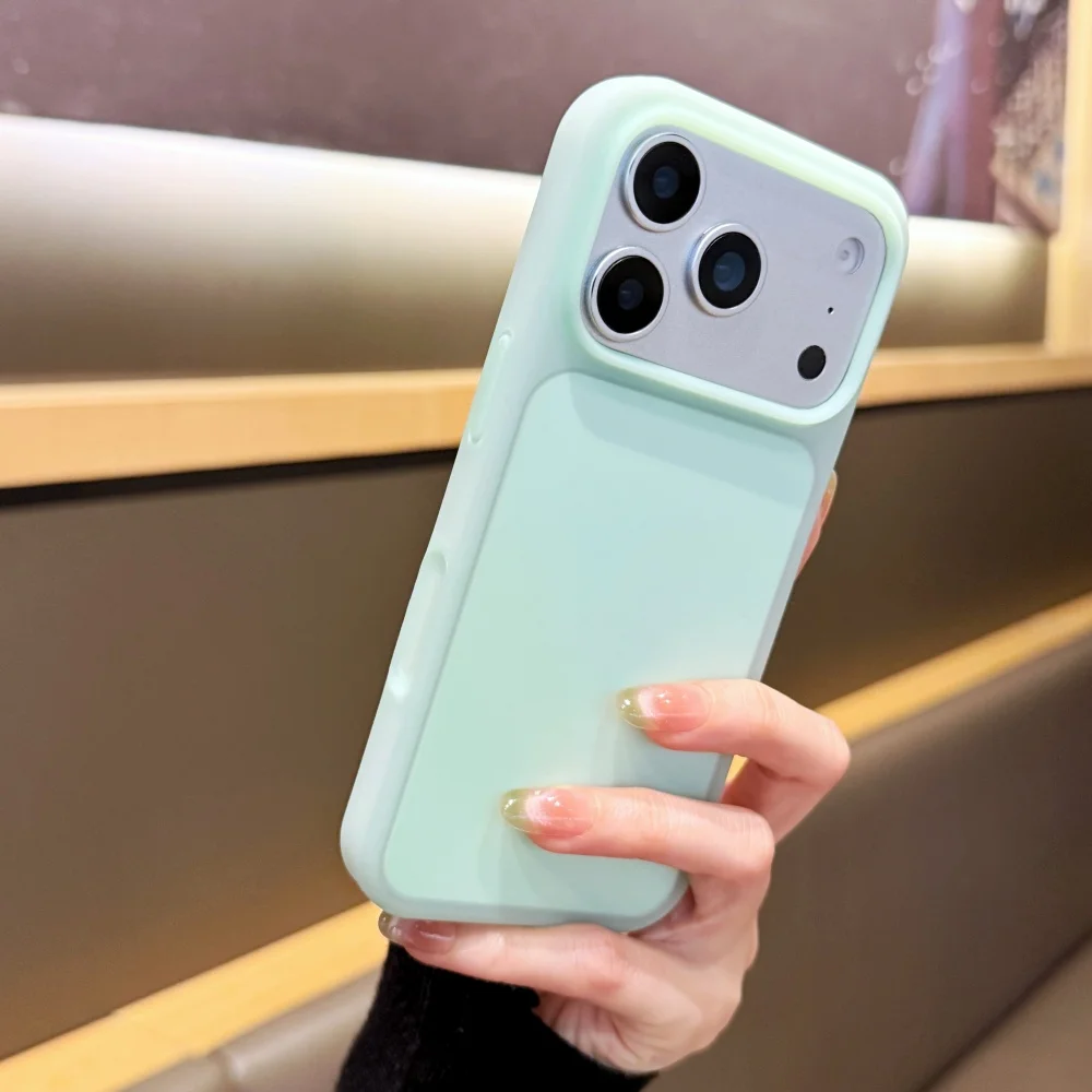 Capa Para Celular (azul Claro Para Iphone 16 Pro) Em Cores Vibrantes, Capa Protetora De Silicone Macio À Prova De Choque.