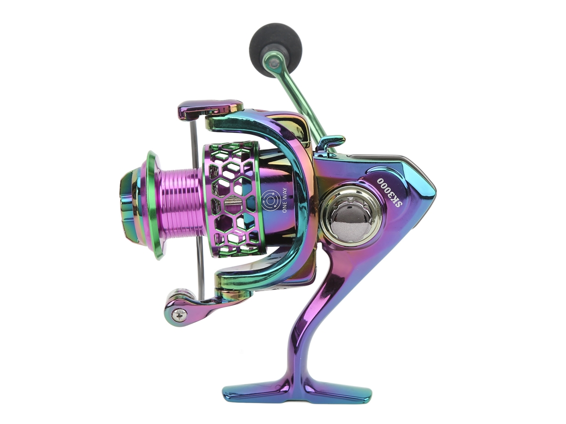 Molinete de Pesca Spinning REBE Lure Metal, sem espaço, 5.0:1, para água doce e salgada