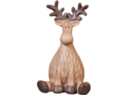 Estatuetas de Rena Enfeite Mesa Est Tua Natal Alce Linda Estatueta em Resina para Decora o Sala Estar Quarto Prateleira VAYOTOY