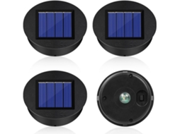 Conjunto de 3 Luzes Solares de Substituição com Lâmpadas Led, para Lanternas e Decoração de Jardim AQUAFORGE
