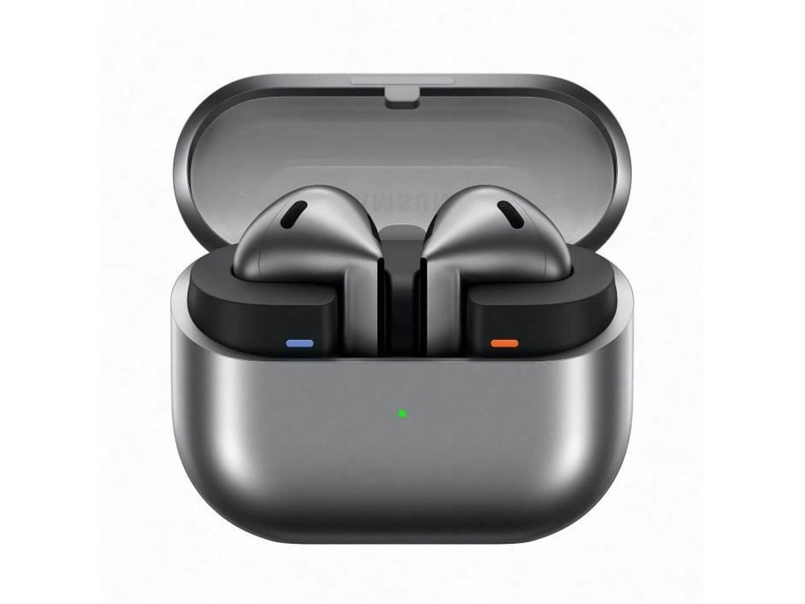 Auriculares Bluetooth SAMSUNG Galaxy Buds3 (In Ear - Microfone - Prateado)