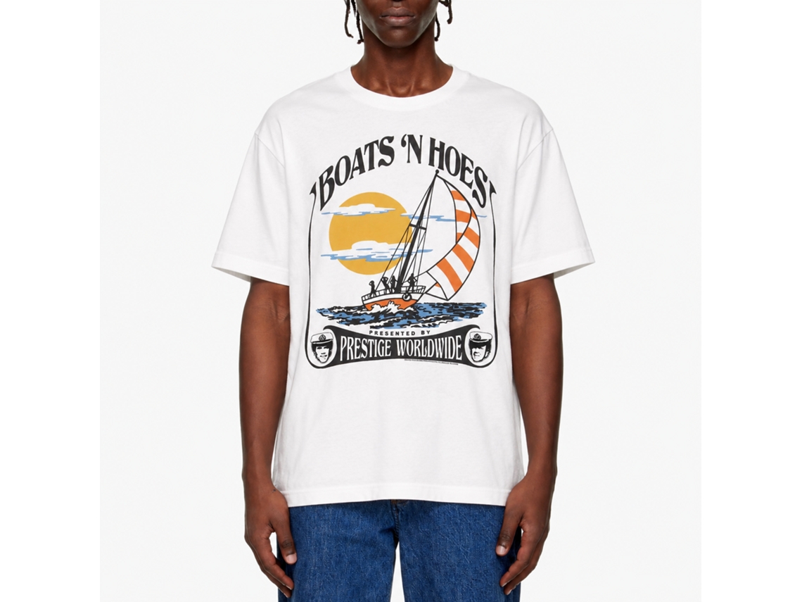 Rockinstone Step Brothers Movie Boats N Presented By White Adult T-shirt Size:xxxl