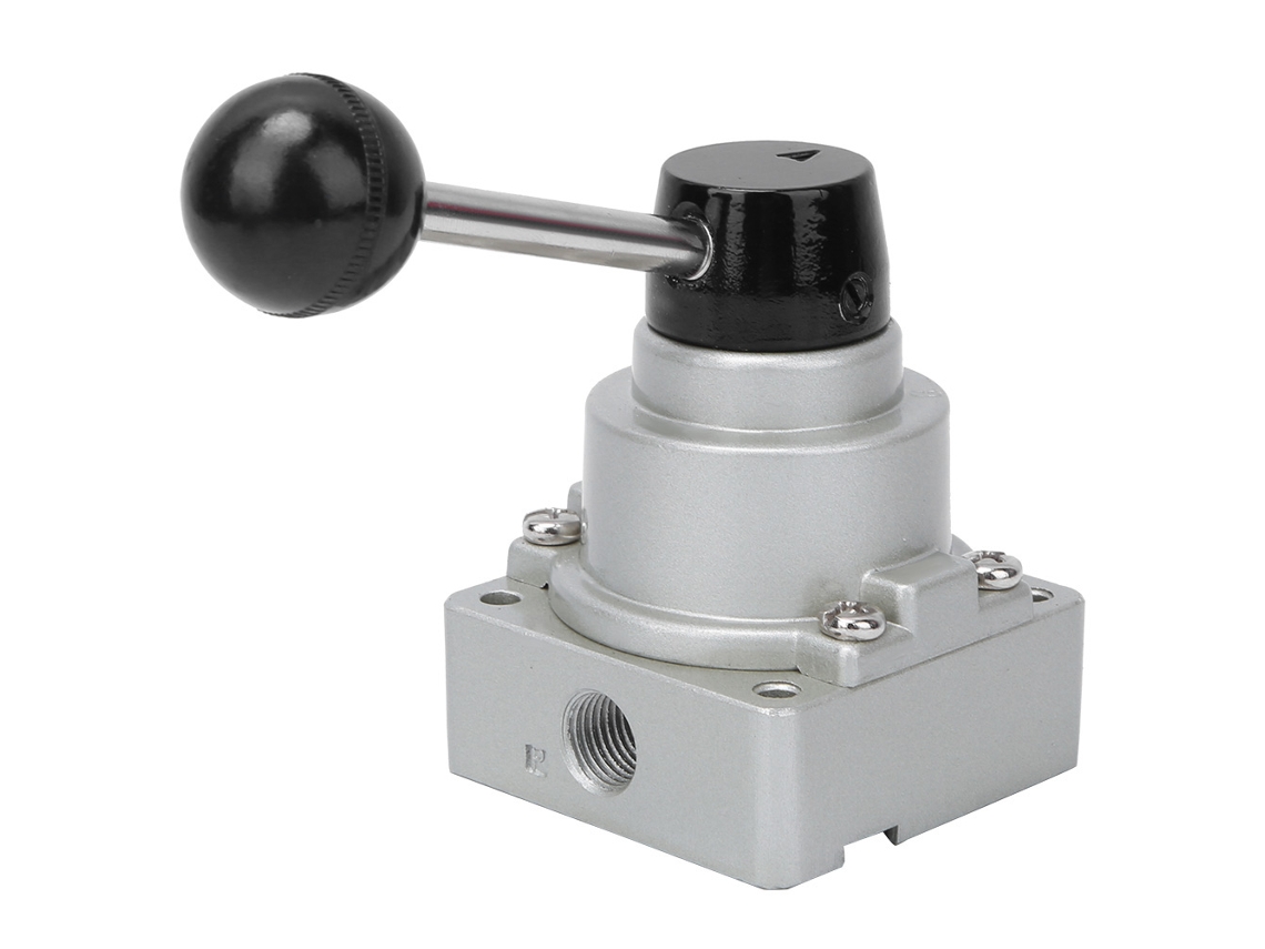 Válvula Manual De Alavanca Laxiscreed G1/4 Alumínio Três Posições Para 0-8kgf/cm²