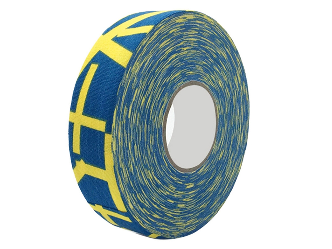 Business fita protetora de hóquei e badminton, 2.5cmx25m, antiaderente, resistente ao desgaste, amarelo | S/MARCA