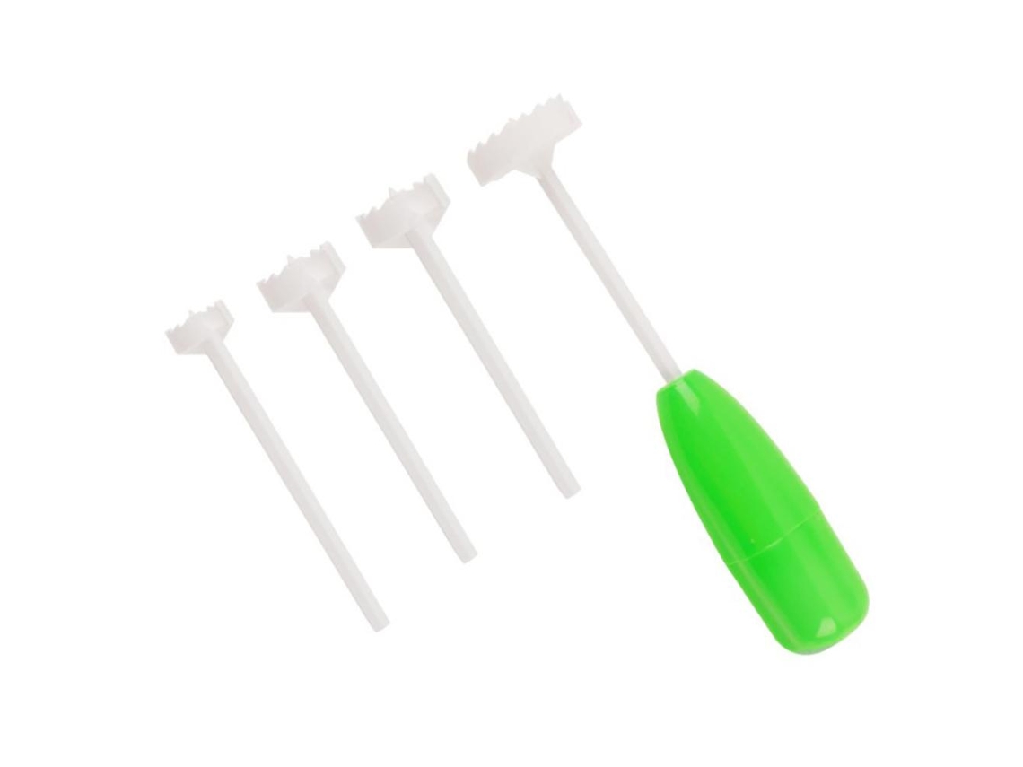 Conjunto de 4 Ferramentas de Espiral para Legumes com Cabeça Substituível | S/MARCA
