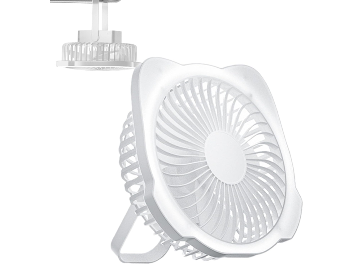 Ventilador Portátil Recarregável, Ventilador Compacto De 15 Cm Para Tendas E