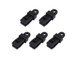 Conjunto de 5 Presilhas Reutilizáveis para Lona, tensionadoras Barraca, Travas Segurança AQUAFORGE