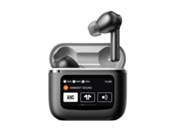Auriculares Sem Fios Bluetooth 5.3 Som Hi-fi Som Estéreo Cancelamento De Ruído Display Led/lcd Controlo Tátil Lurelia