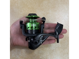 Carretel de pesca MDUG giratório 5.2:1 para mar (verde)